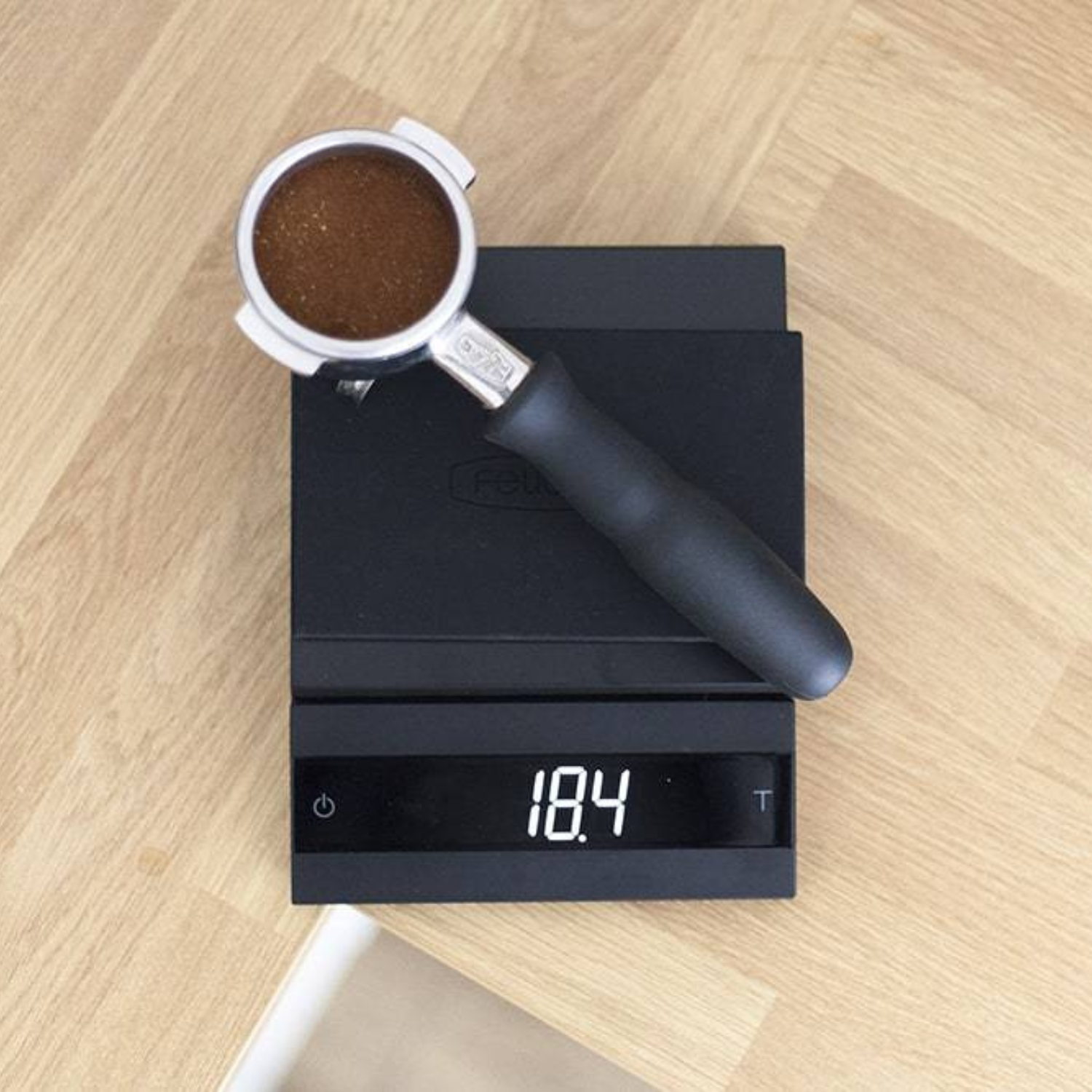Felicita Parallel Coffee Scale - Black - Bean Sculpt