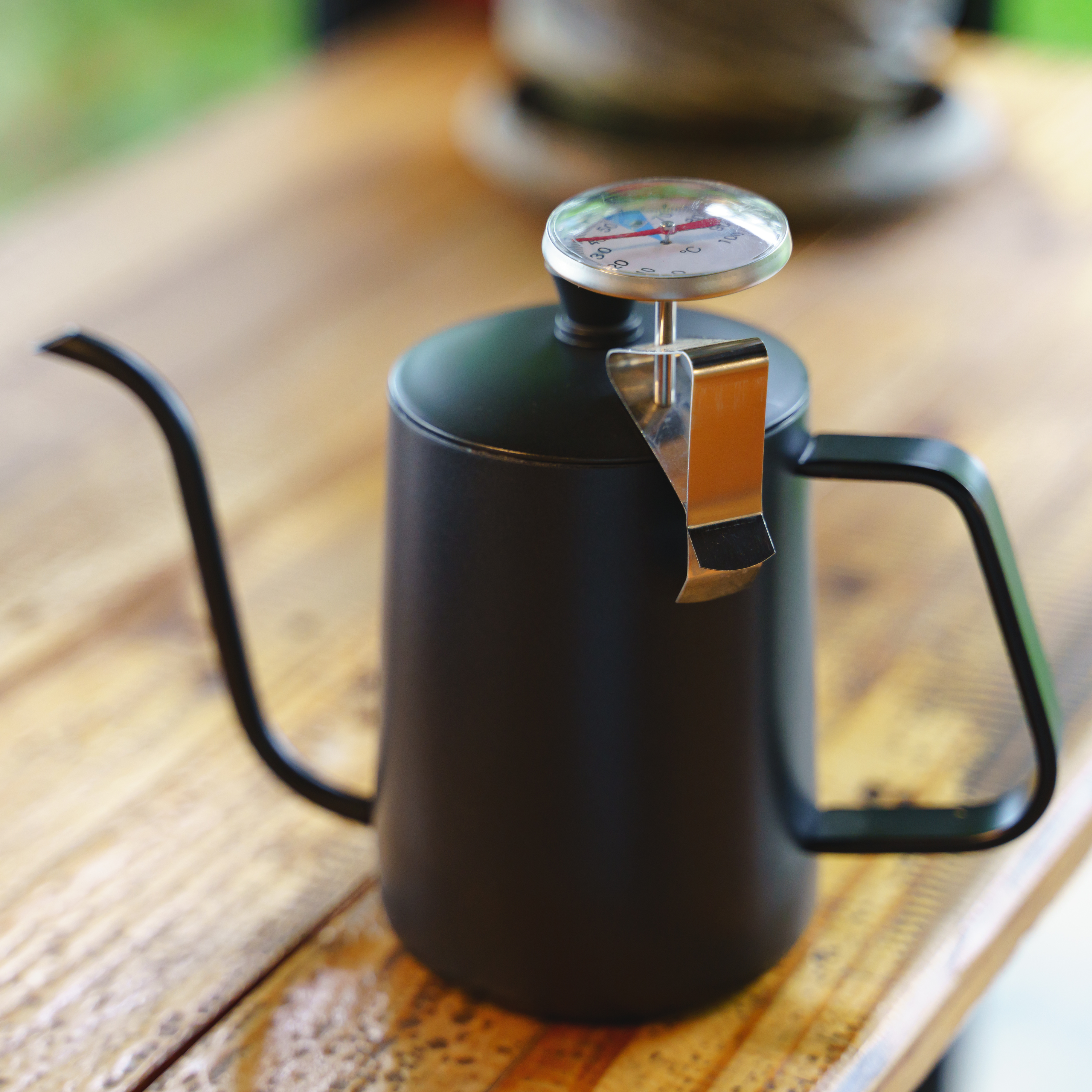 A kettle getting the Perfect Water Temperature for a Coffee Brew