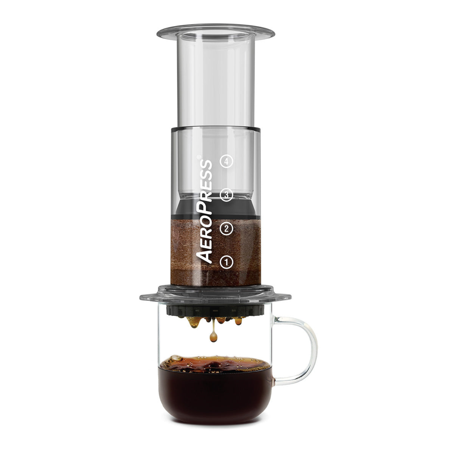 AeroPress Clear Coffee Maker - Bean Sculpt