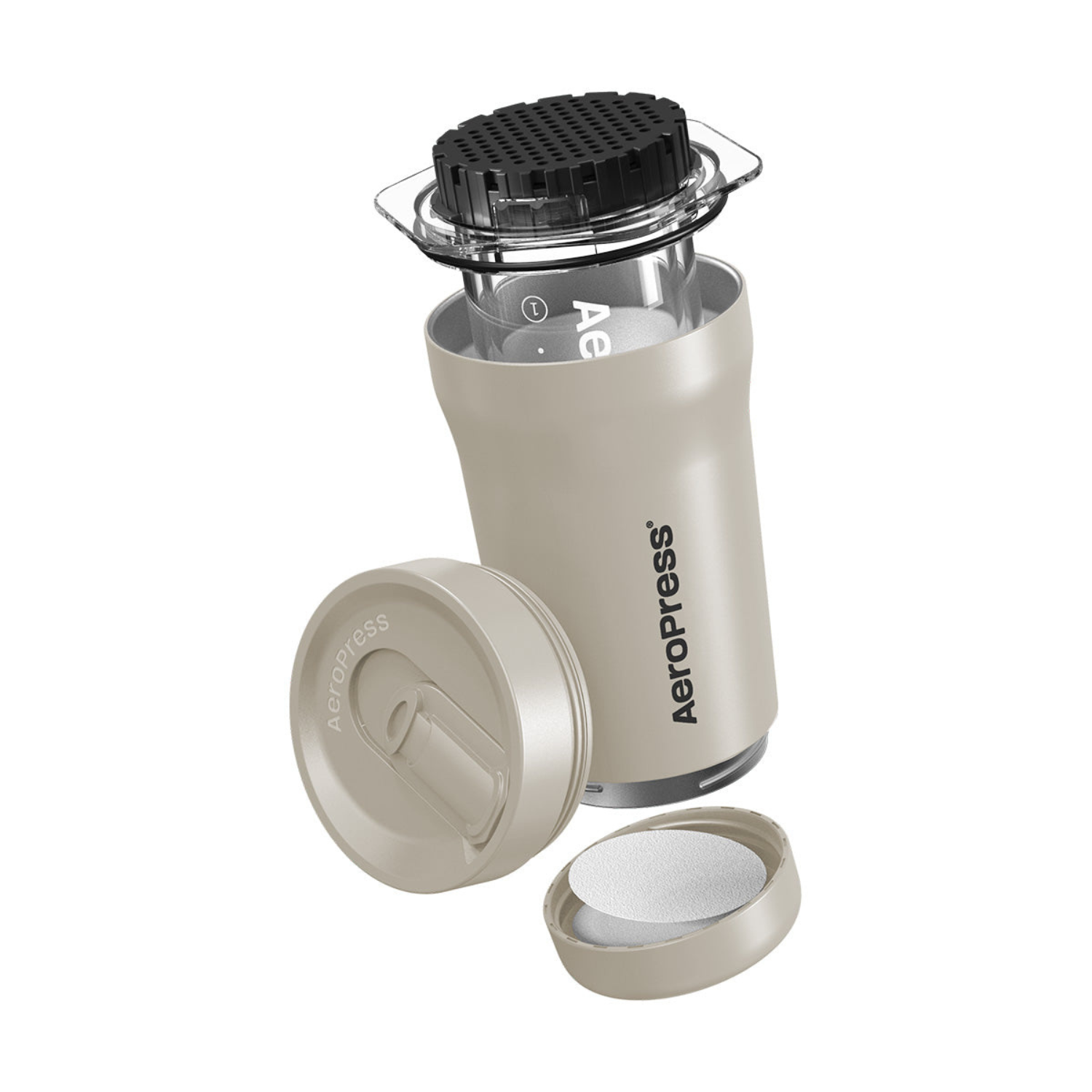 AeroPress Go Plus (Cream) - Bean Sculpt