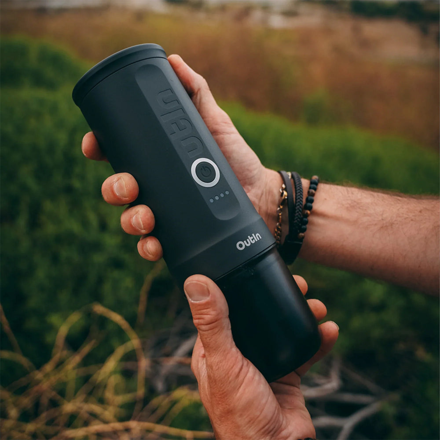 OutIn Nano Portable Espresso Machine (Space Grey) - Bean Sculpt