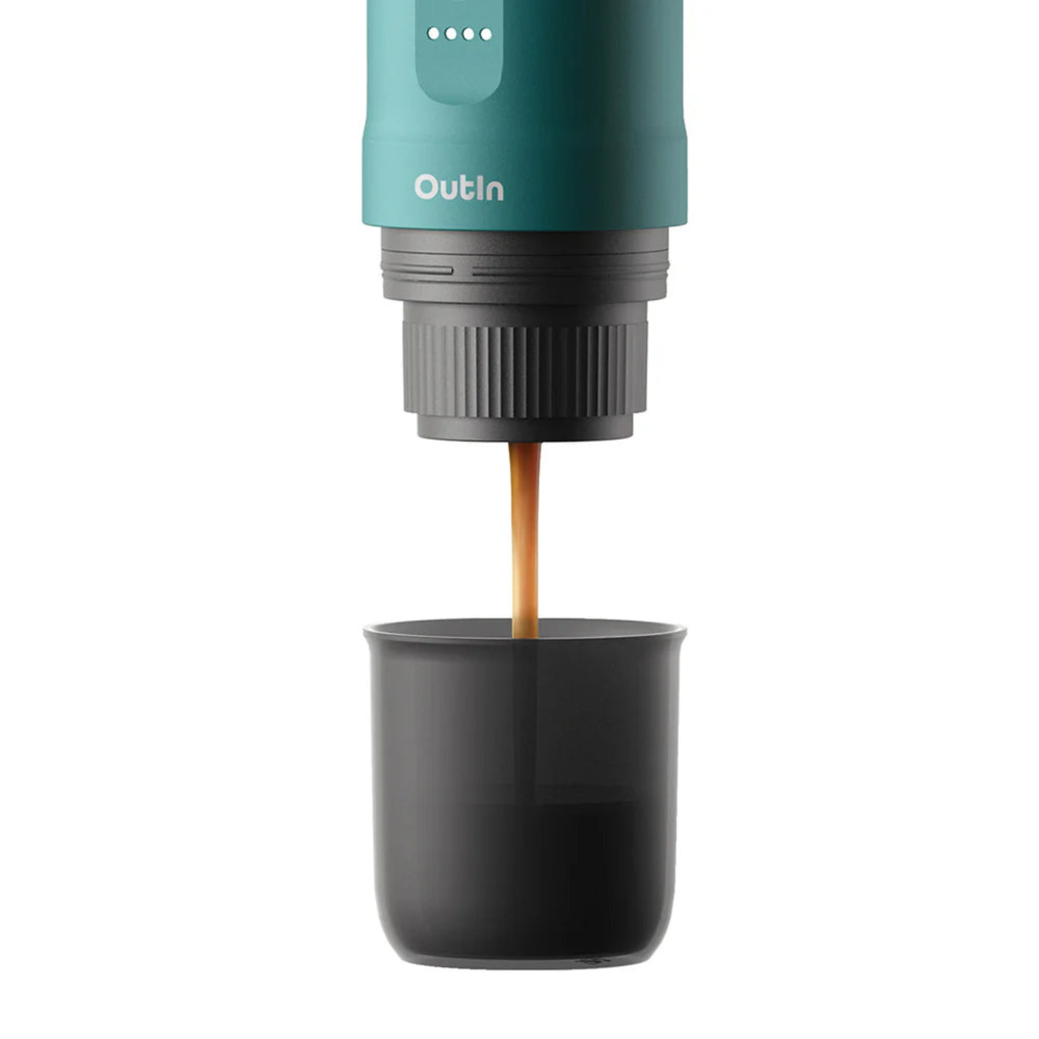 OutIn Nano Portable Espresso Machine (Teal) - Bean Sculpt