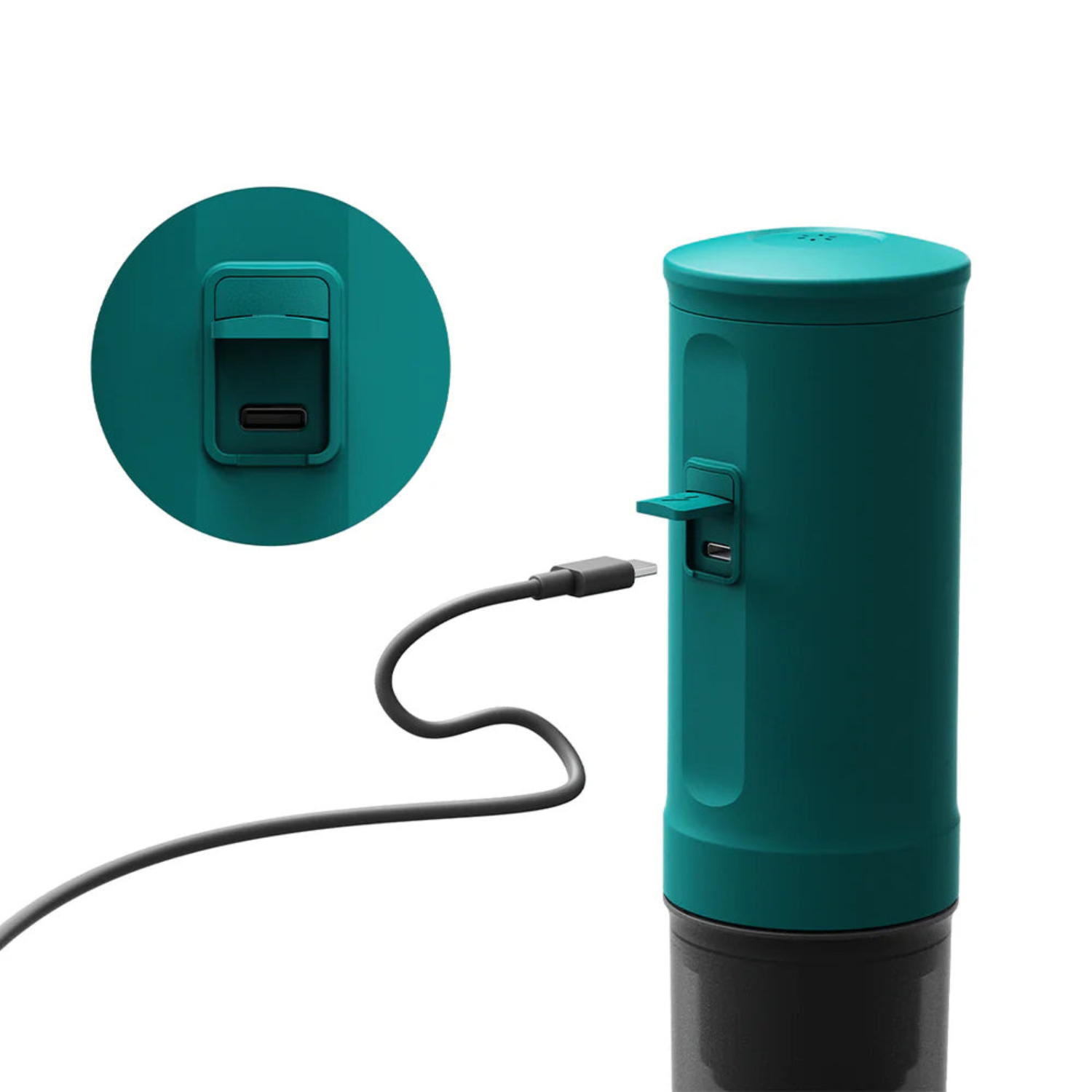 OutIn Nano Portable Espresso Machine (Teal) - Bean Sculpt